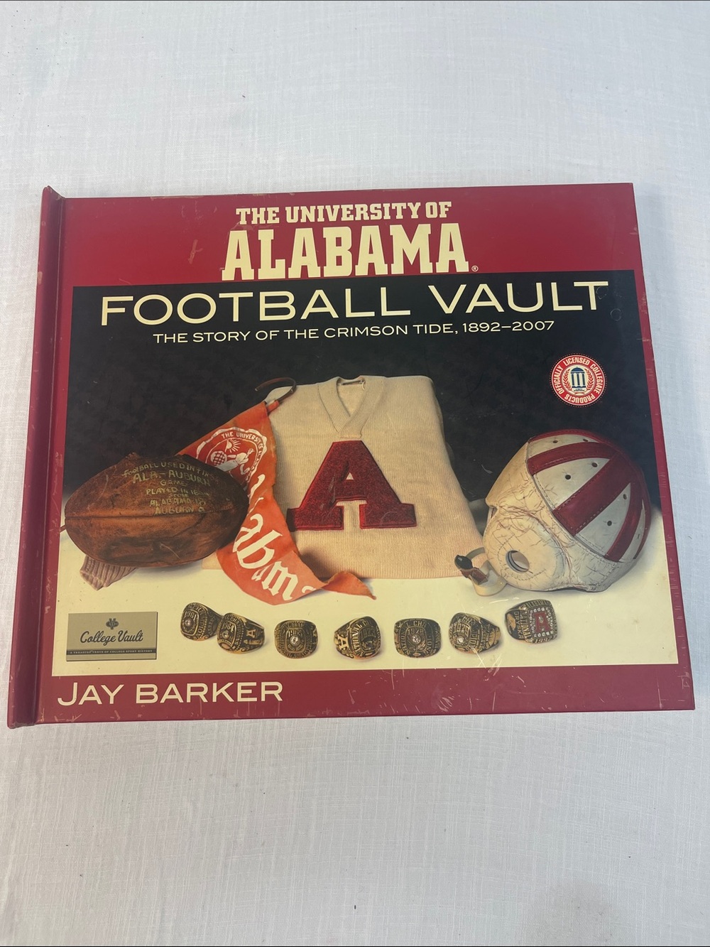 Football Vault - Crimson Hardcover Coffee Table Book